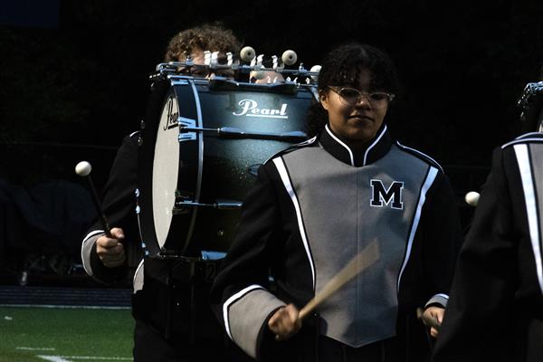 Meade High School Marching Band Performing